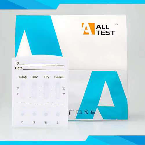 Швидкий тест на HBsAg /HCV /HIV /Syphilis комбо, , Hangzhou AllTest Biotech Co., Ltd., IMID-445